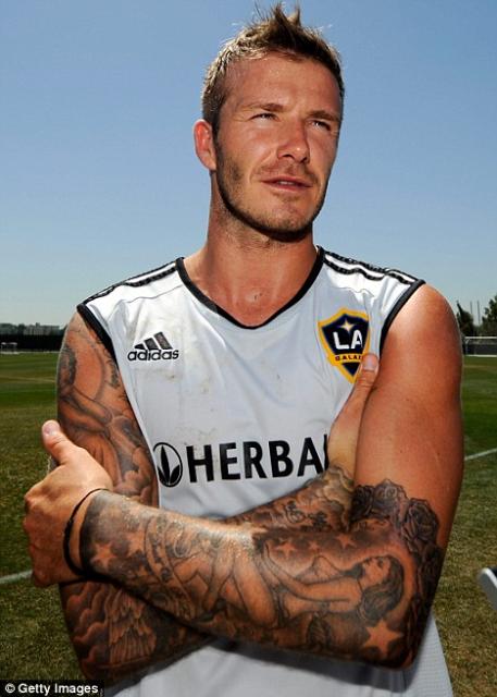 David Beckham forever tattoo. Just recently, on July 15, 2009, David Beckham 