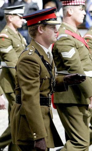 prince harry in uniform. Prince Harry in Naked