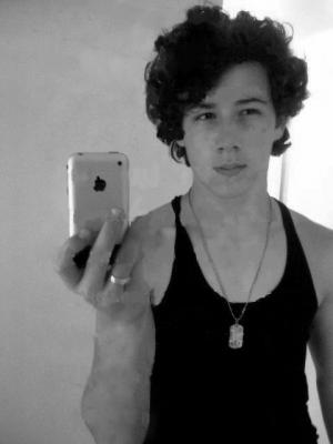 This photo of a guy who looks like Nick Jonas maybe because its the real 