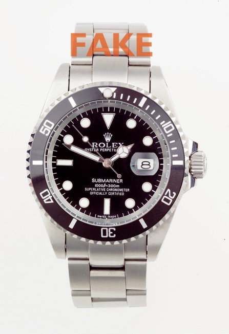 real vs. fake rolex in Europe