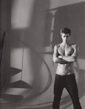 Austrian model Moritz Mitterbauer