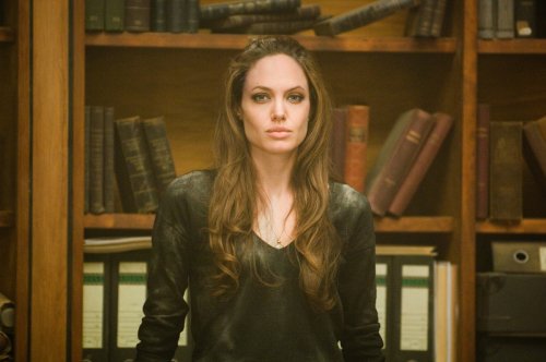 angelina jolie wanted photos. Angelina Jolie Leather Jacket