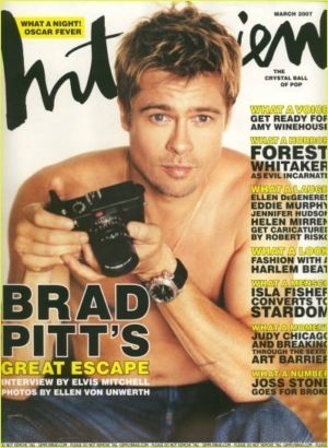 brad pitt watch. the subject of Brad Pitt,