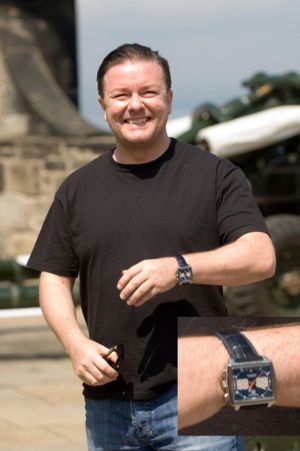 ricky gervais skinny. funnyman Ricky Gervais