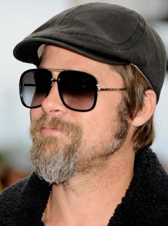 Celebrity Wear on Brad Pitt Sunglasses  Rayban  D G    Marc Jacobs Eyewear   Famewatcher