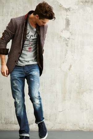 Images Male Models on Replay Jeans For Men  Male Models Marcus Hedbrandh   Vinnie Woolston
