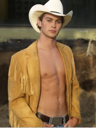chace crawford shirtless hot cowboy
