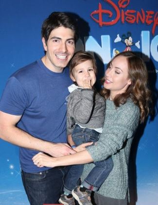 brandon routh son leo james and wife courtney ford