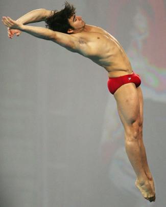 best mens speedo look or color - red speedo swimsuit for men - alex despatie