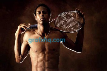 gael monfils young and shirtless