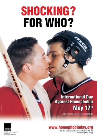 hockey players against homophobia
