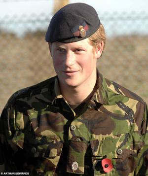 prince harry army uniform