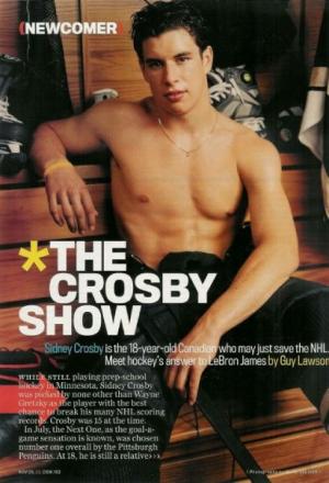 shirtless hockey players - sidney crosby