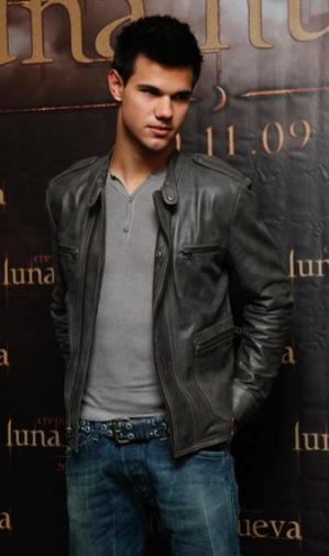 Taylor Lautner leather