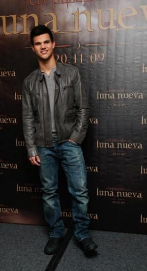 Taylor Lautner leather jacket twilight
