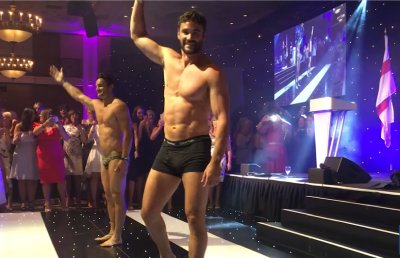 max and thom evans underwear 2018 celebrity cup gala dinner3