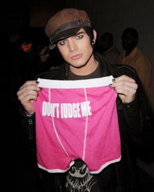 adam lambert underwear pink