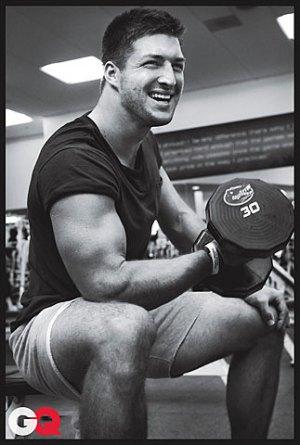 Tim Tebow Workout bicep curl