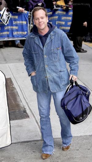 mens bootcut jeans - kiefer sutherland