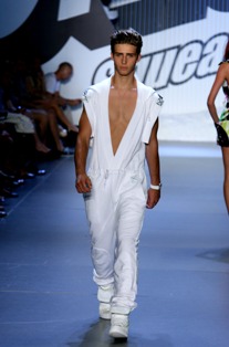 male models runway coverall