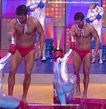 men in red speedos - todd finlay
