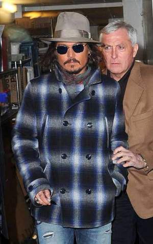 Johnny Depp Leather Jacket tom ford wool caban