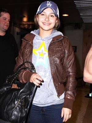 hayden panettiere style brown leather jacket
