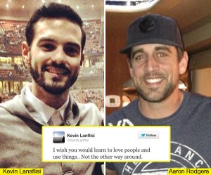 aaron rodgers kevin lanflisi