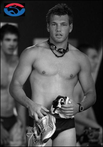 australian rugby players in speedo swimsuits - Shaun Higgins