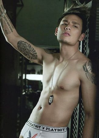 playboy mens underwear - pharanyu - thai model