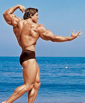 Arnold Schwarzenegger young bodybuilder