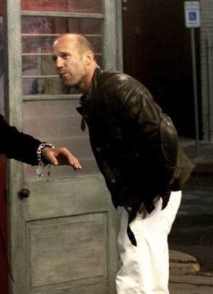 expendables Jason Statham Leather Jacket by belstaff