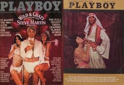playboy coverboys - steve martin and peter sellers