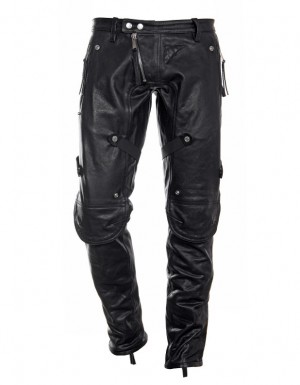 dsquared skinny leather pants