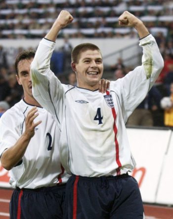 steven gerrard young - 2002 fifa qualifying round