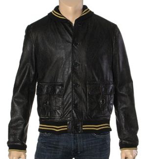 john varvatos mens leather jacket