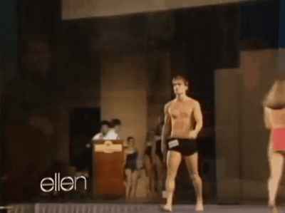 seann william scott underwear model - runway - ellen clip