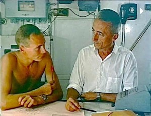celebrities wearing blancpain 50 fathoms Jacques Cousteau