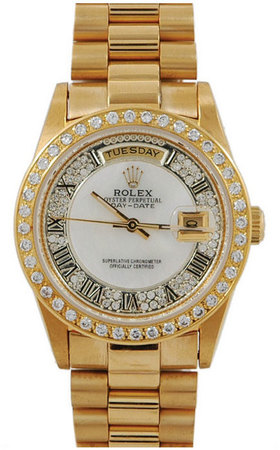 celebrity gold watch brad pitt rolex