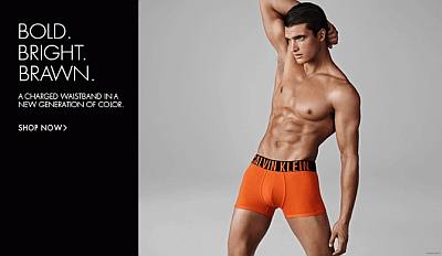 cool orange look orange mens underwear - calvin klein matthew terry2