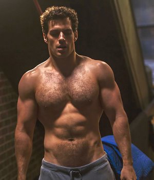 henry cavill shirtless young vs old
