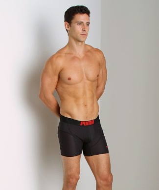puma male underwear models - Puma Pro Tech Boxer Brief Black