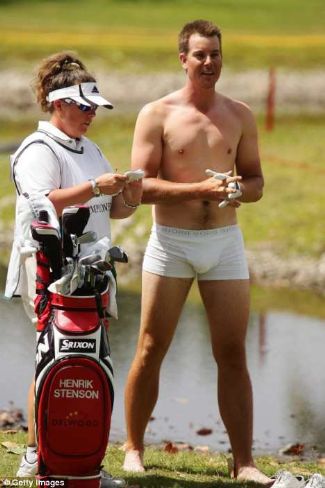 Henrik Stenson golfer in underwear