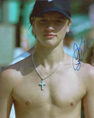 devon sawa shirtless teen star - with autograph