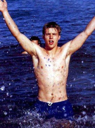 jesse spencer - young and wet