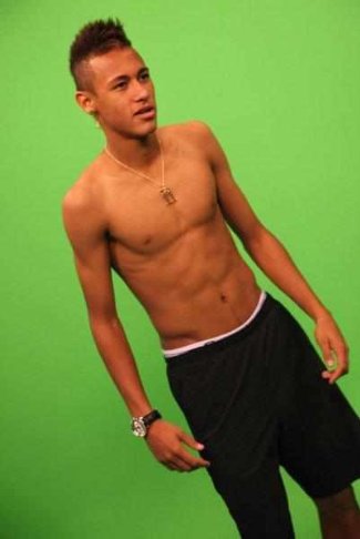 neymar shirtless