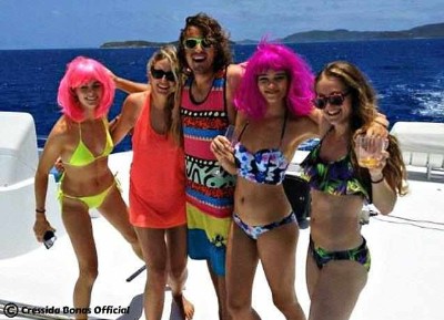 Cressida Bonas bikini beach photos with friends