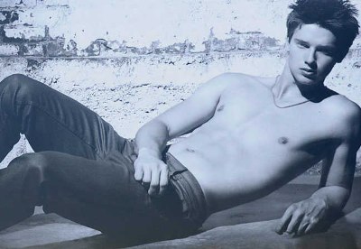patrick schwarzenneger modeling hudson jeans
