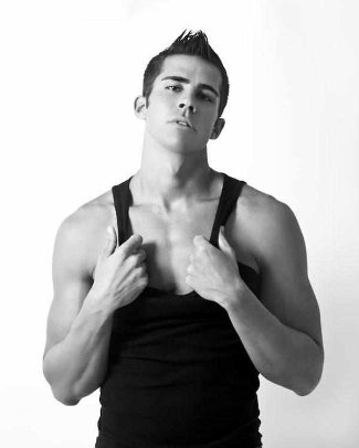ronnie barcena muscle shirt - sexy male model