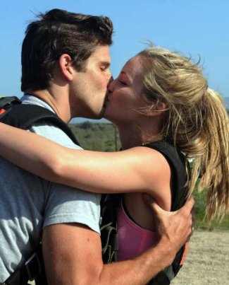 Parker Young and girlfriend Stephanie Weber